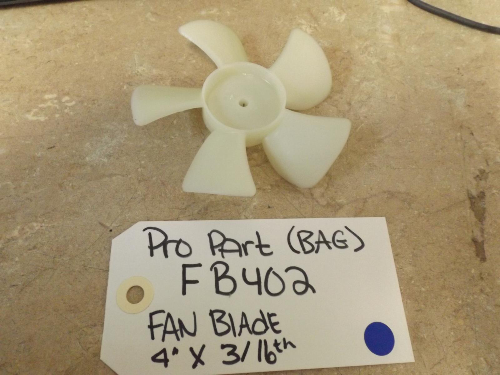 PRO PART REFRIGERATOR FB402 PRO PART REFRIGERATOR FB402
